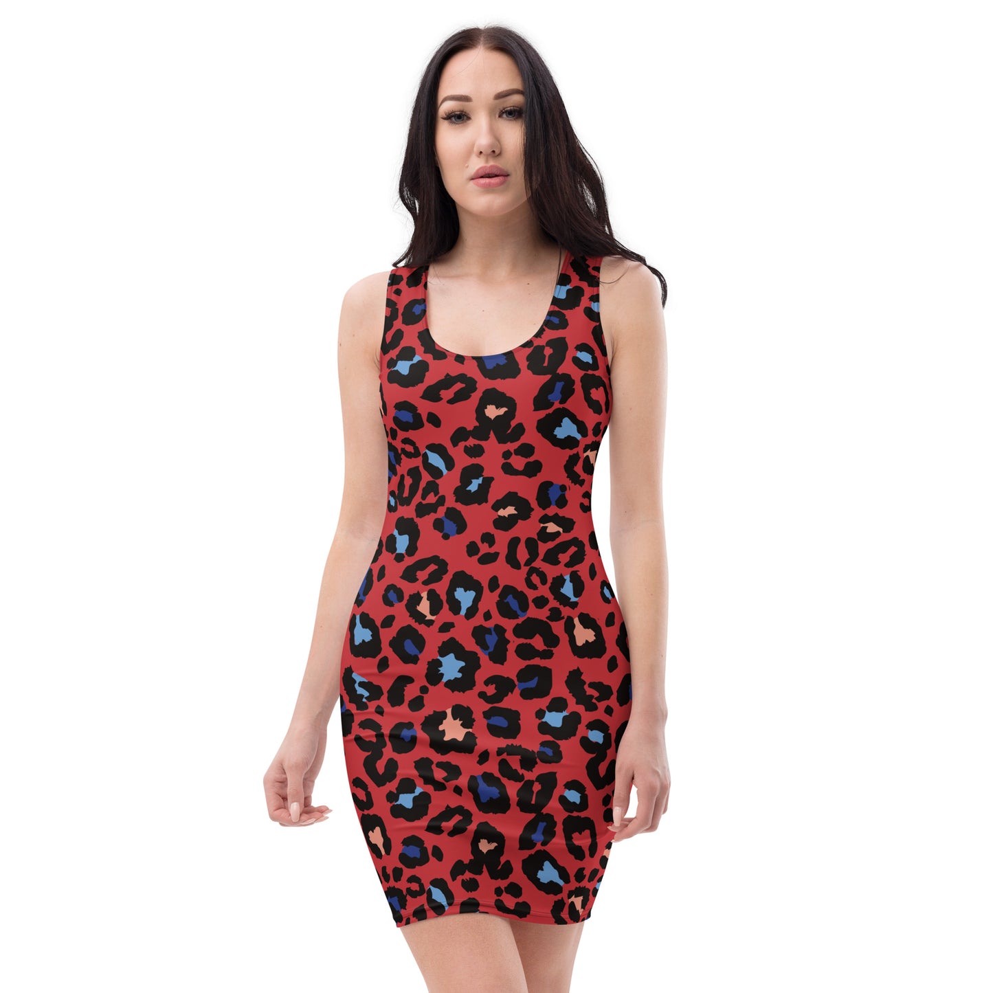 Red Cheetah Dress