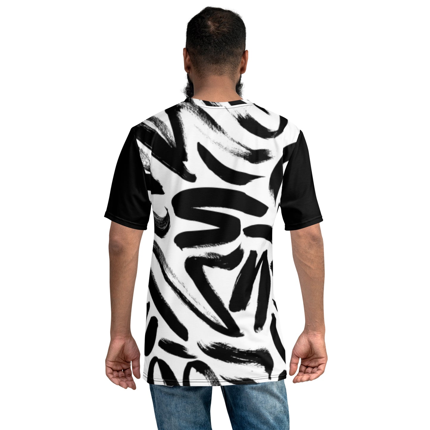 Black and White Scribble T-Shirt REG FIT