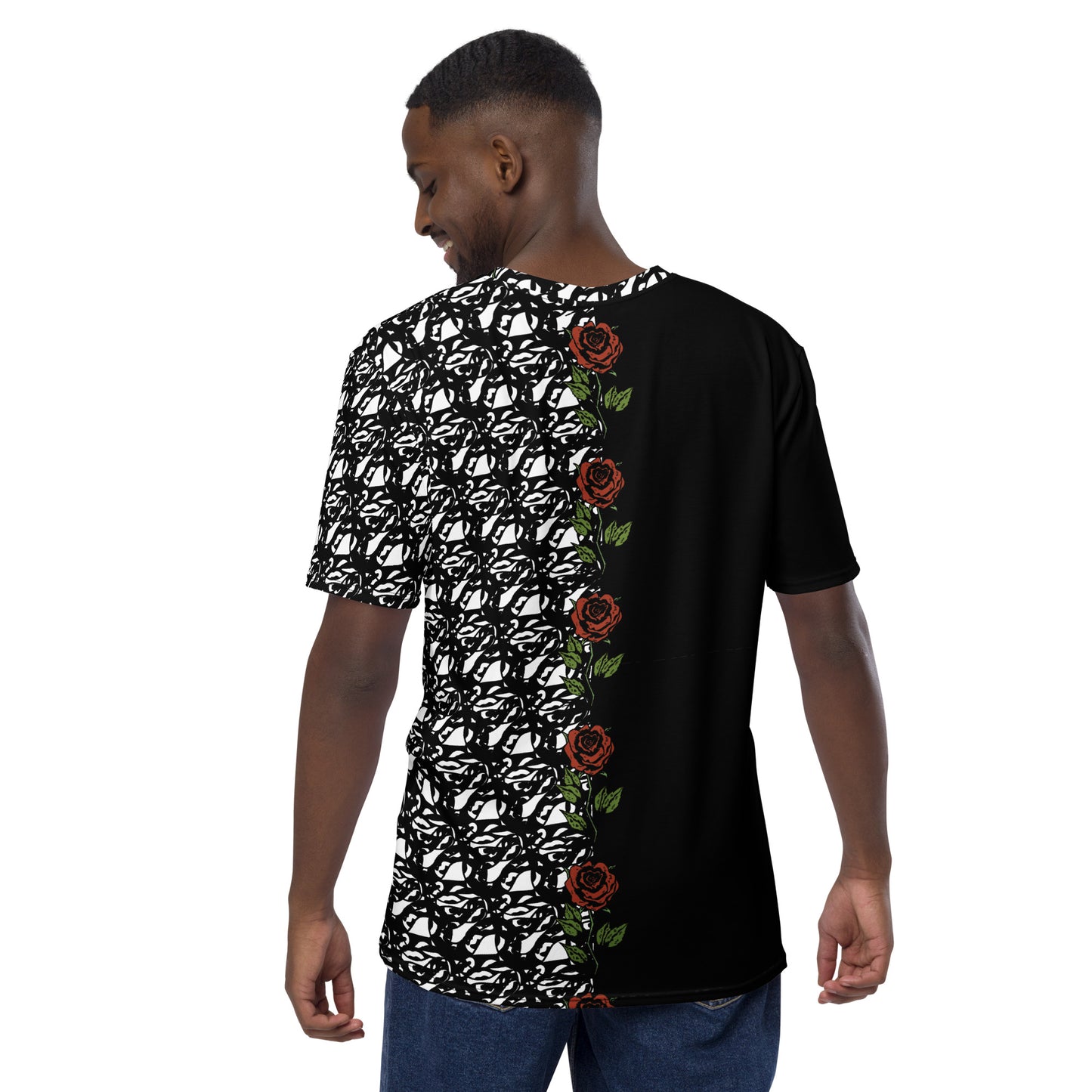 Black and White Rose T-Shirt REG FIT
