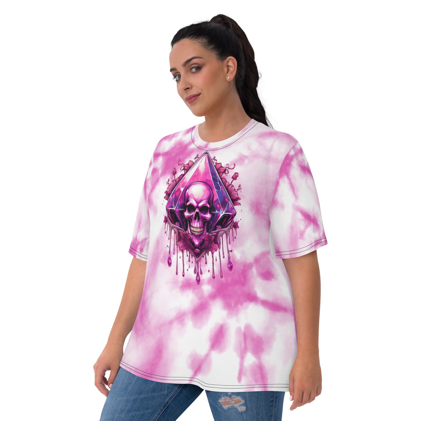 Pink Skull Candy Women's T-shirt