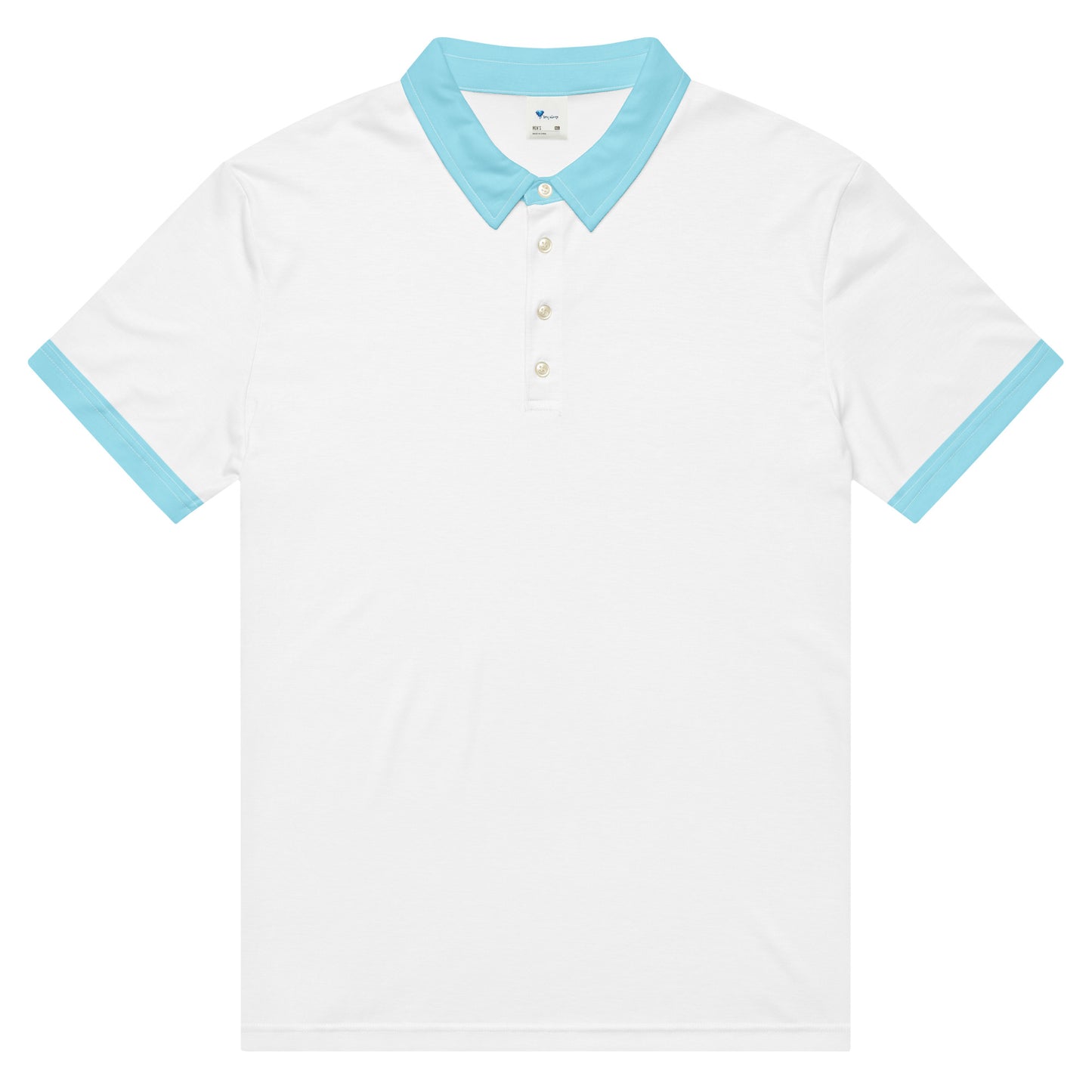Men’s slim fit polo Sky Trim Blue