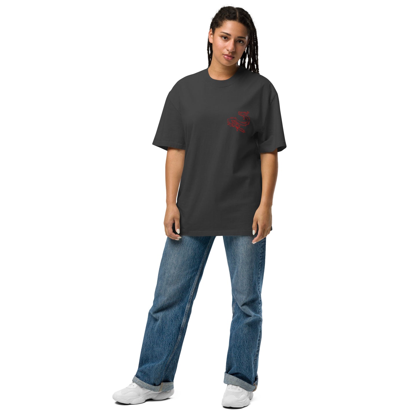 Dragon emblem Baggy T-Shirt