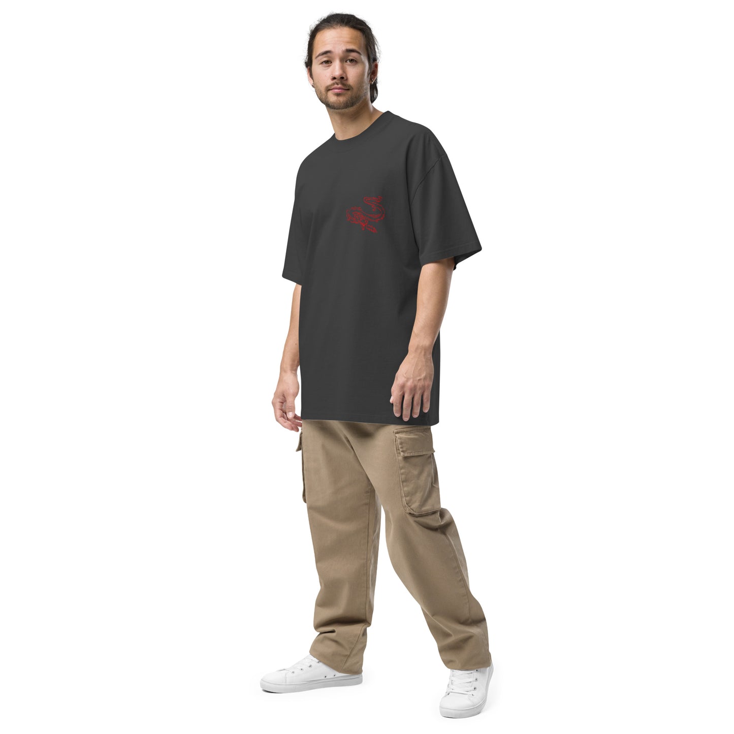 Dragon emblem Baggy T-Shirt