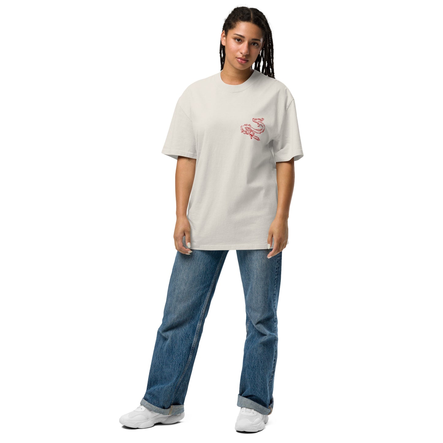 Dragon emblem Baggy T-Shirt