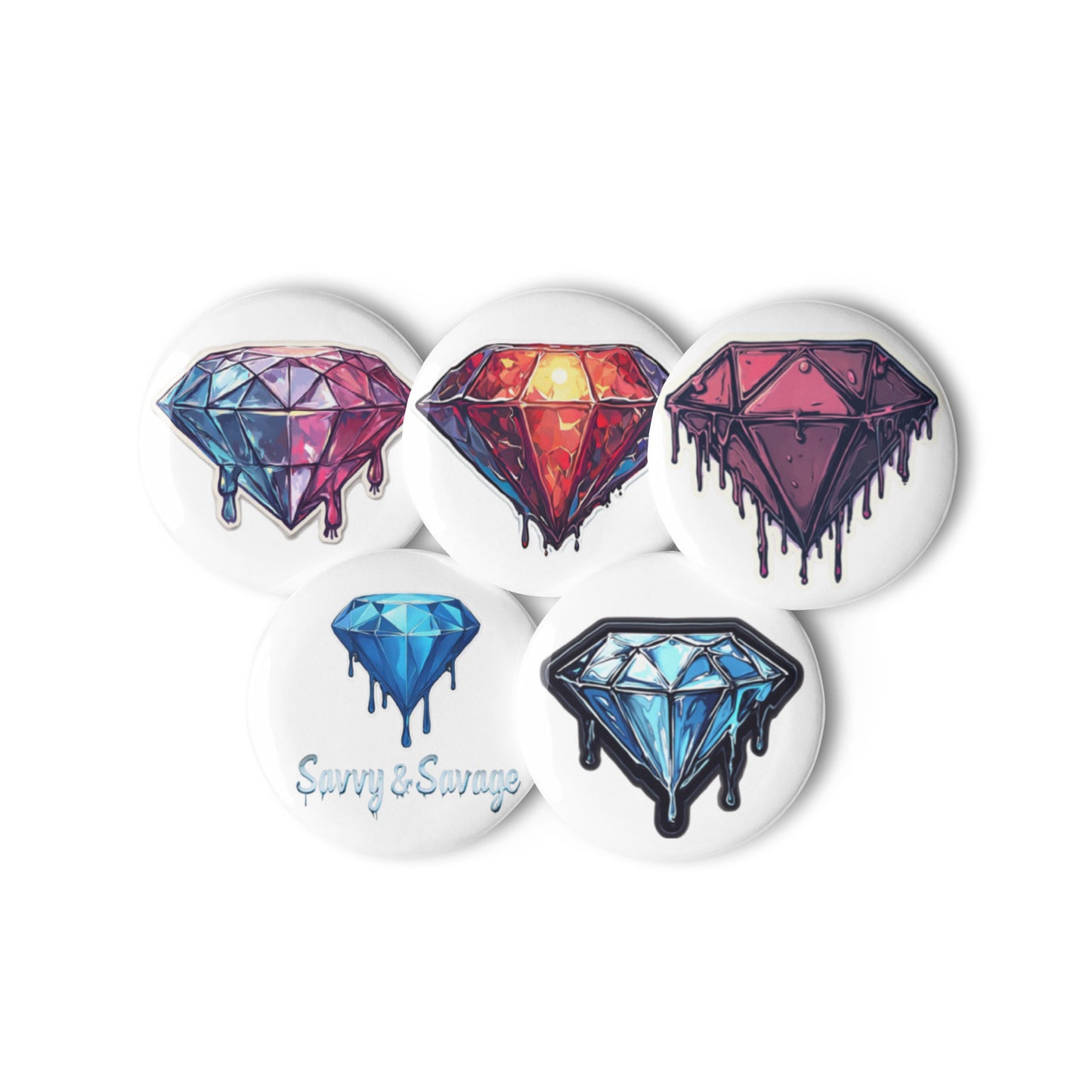 Dripping Diamond Pin Collection