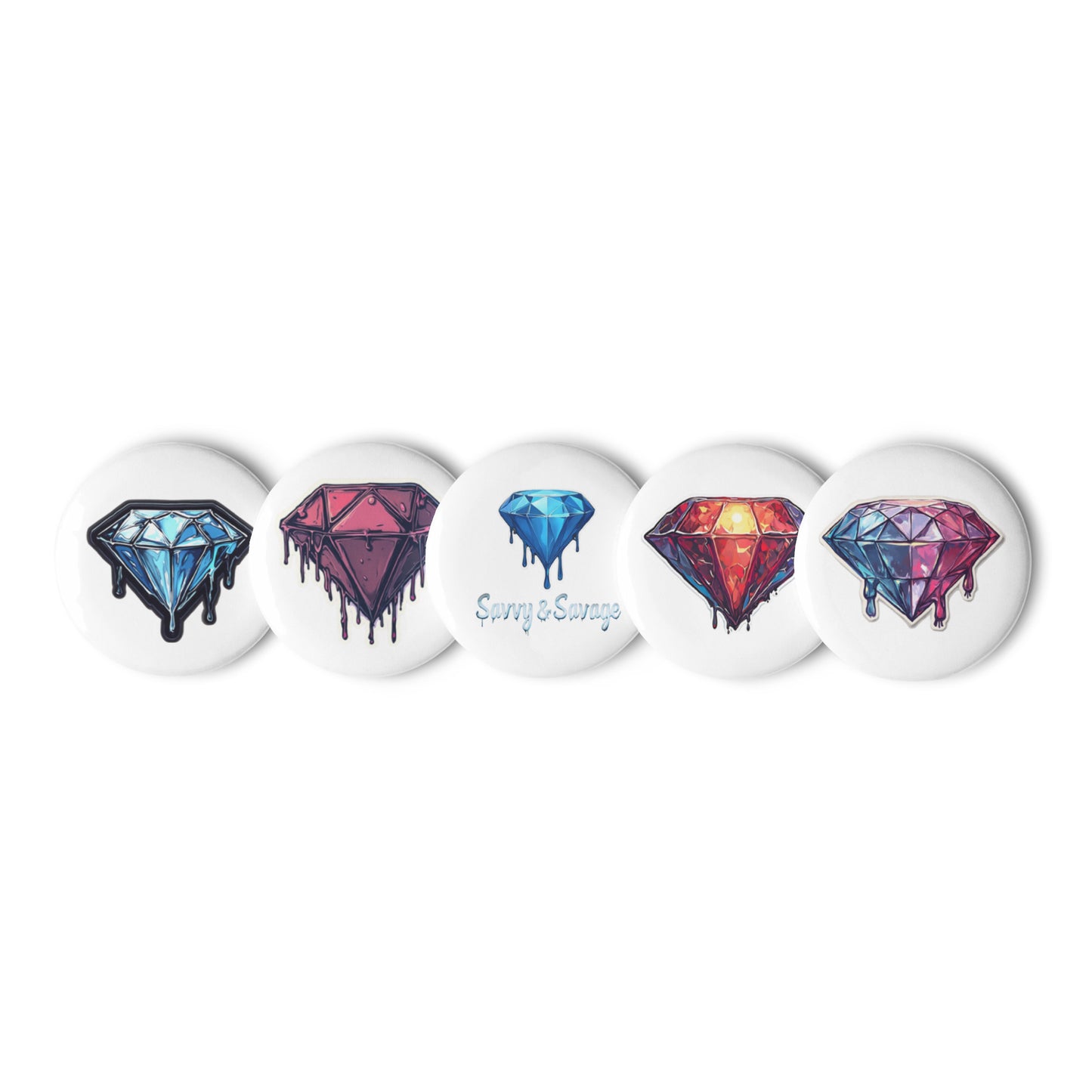 Dripping Diamond Pin Collection