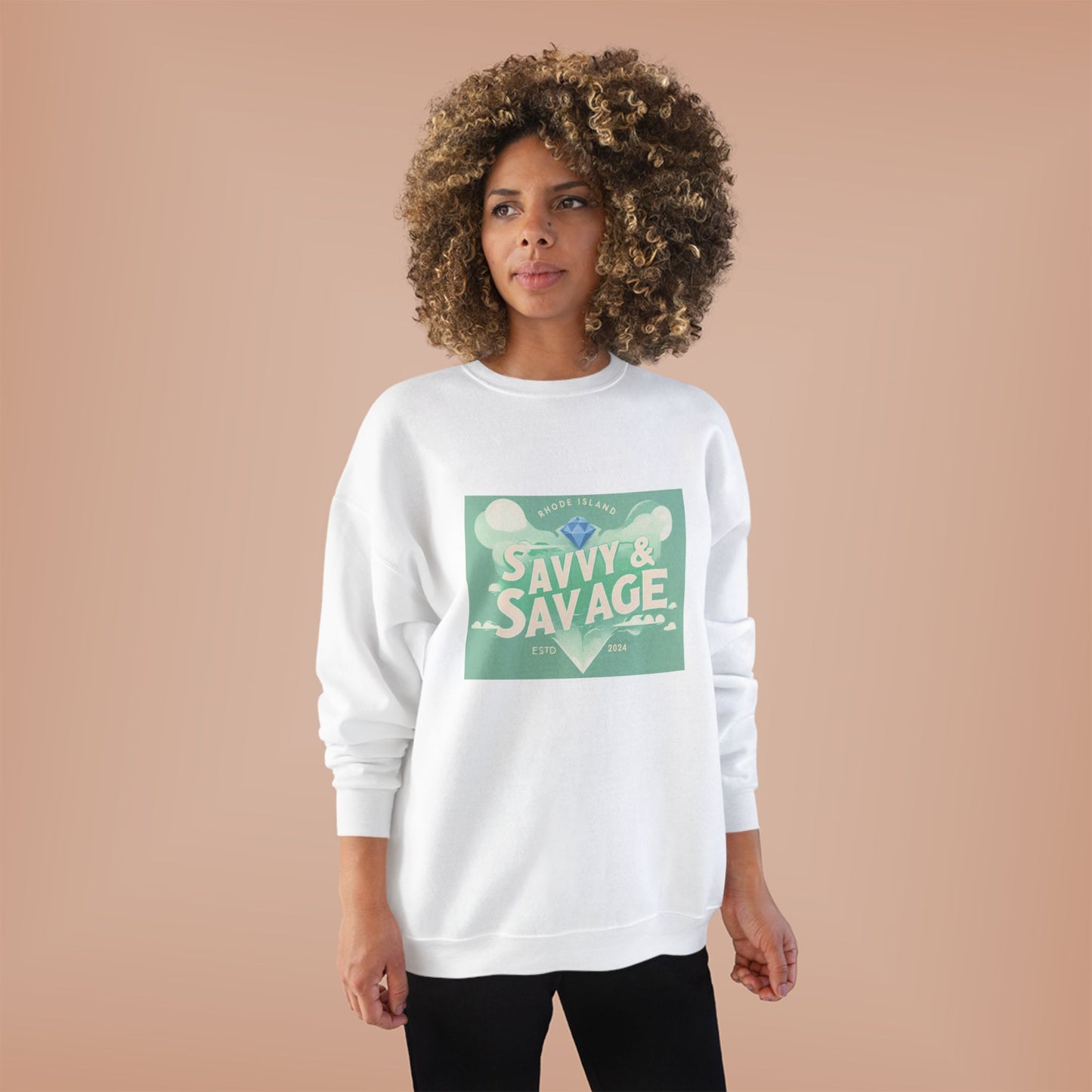 Savvy & Savage Eco-Friendly Crewneck Sweatshirt