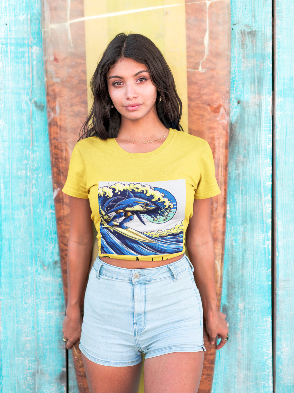 Shark Surf Wave Women's T-Shirt
