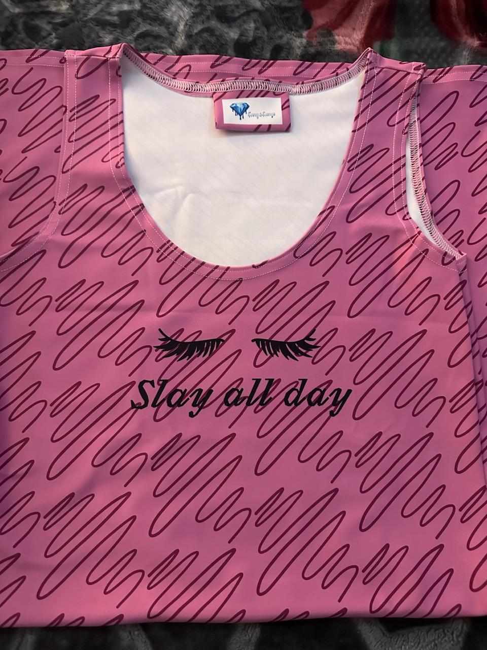 Lash Slay All Day All-Over Print Bodycon Dress