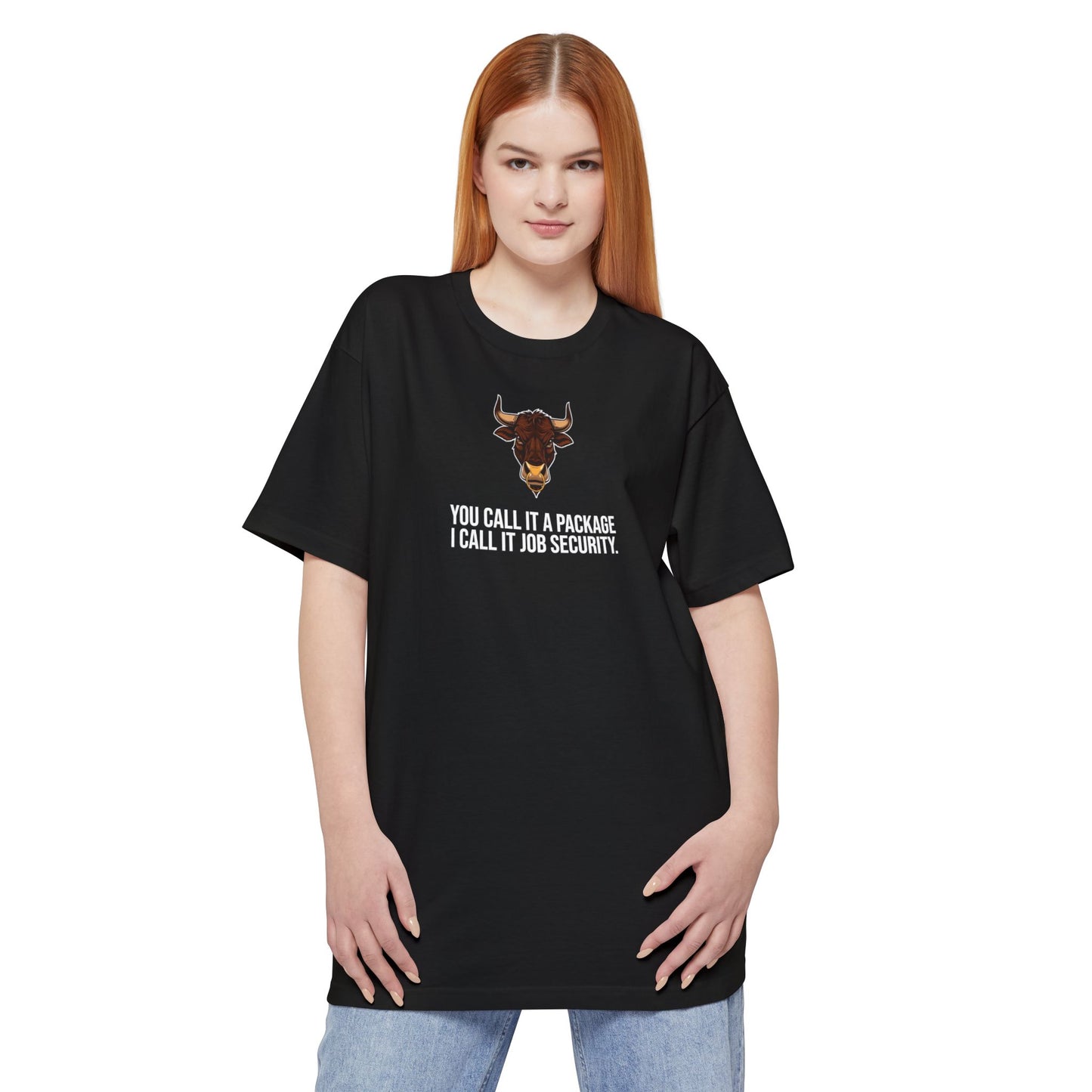 Funny UPS Job Security T-Shirt - Unisex Tall Beefy-T® Tee for Delivery Lovers