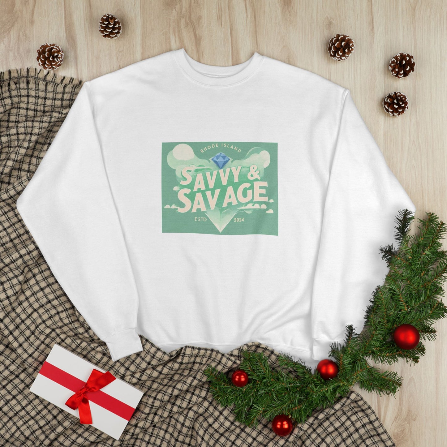 Savvy & Savage Eco-Friendly Crewneck Sweatshirt