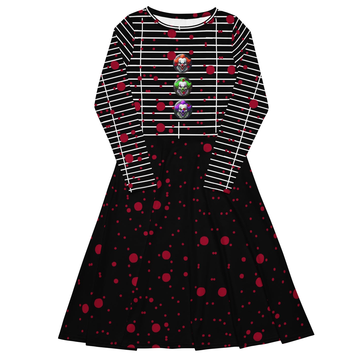 Clown Costume Button Dress