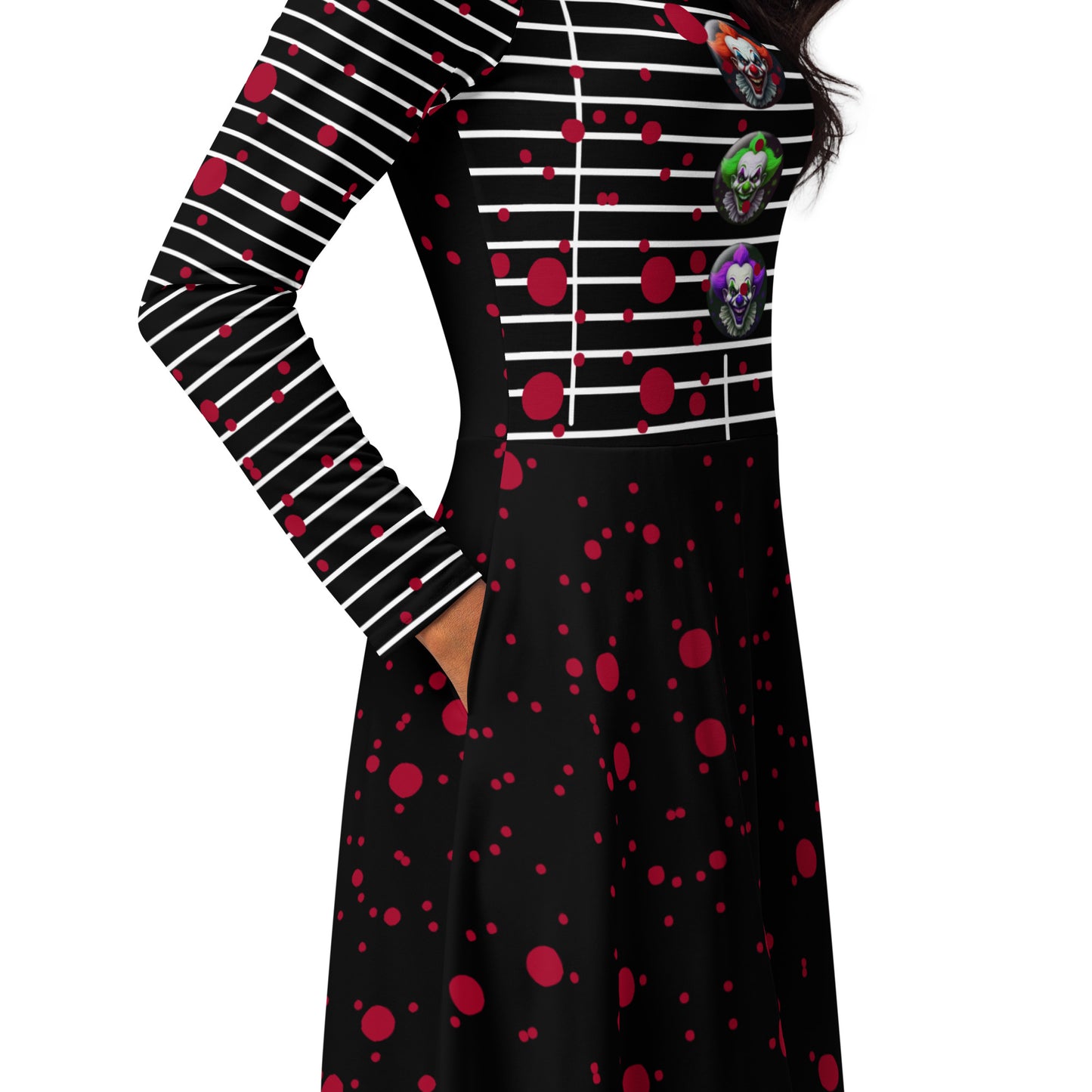 Clown Costume Button Dress