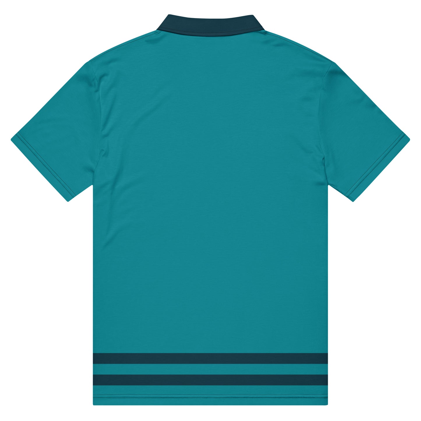 Men’s slim fit polo Teal Triangle