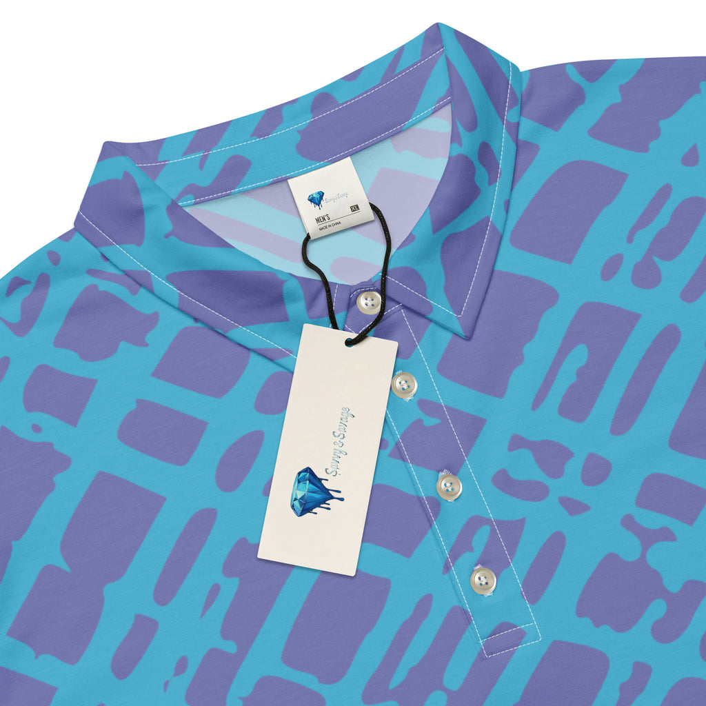 Men's Slim Fit Polo Blush & Breeze