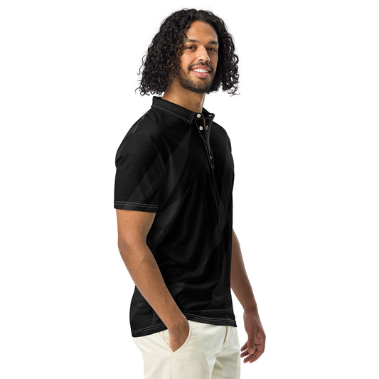 Men’s slim fit polo Black Knight