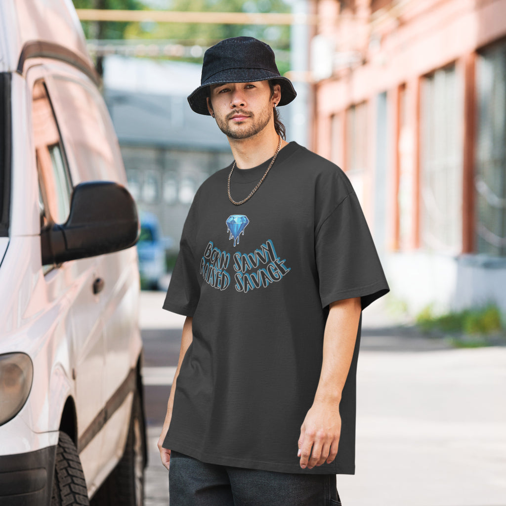Born Savvy, Raised Savage Baggy Shirt