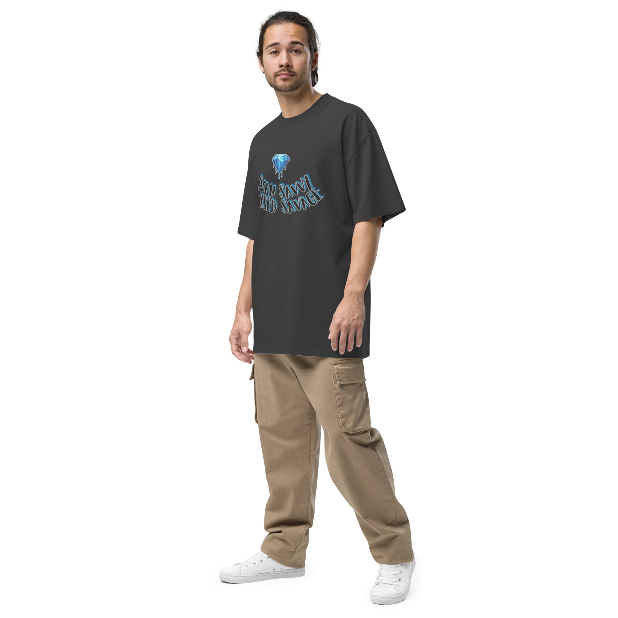 Born Savvy, Raised Savage Baggy Shirt