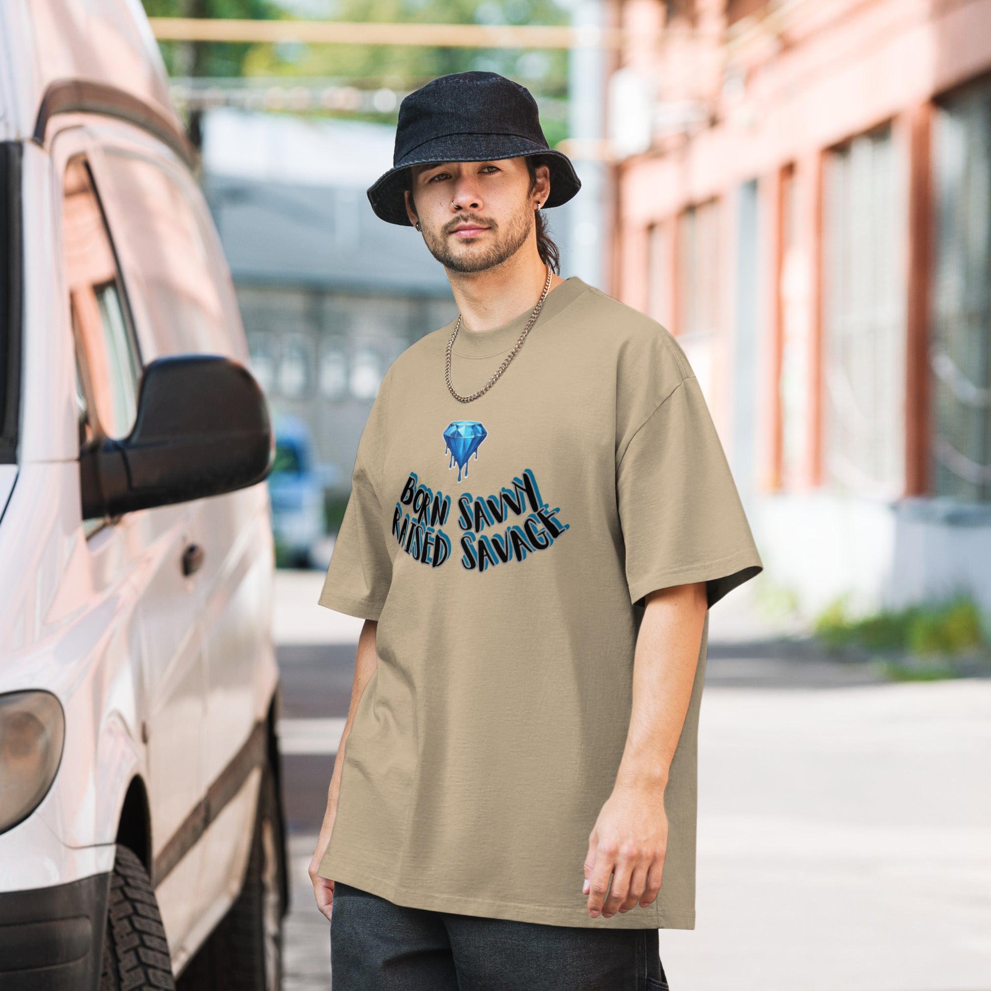 Born Savvy, Raised Savage Baggy Shirt