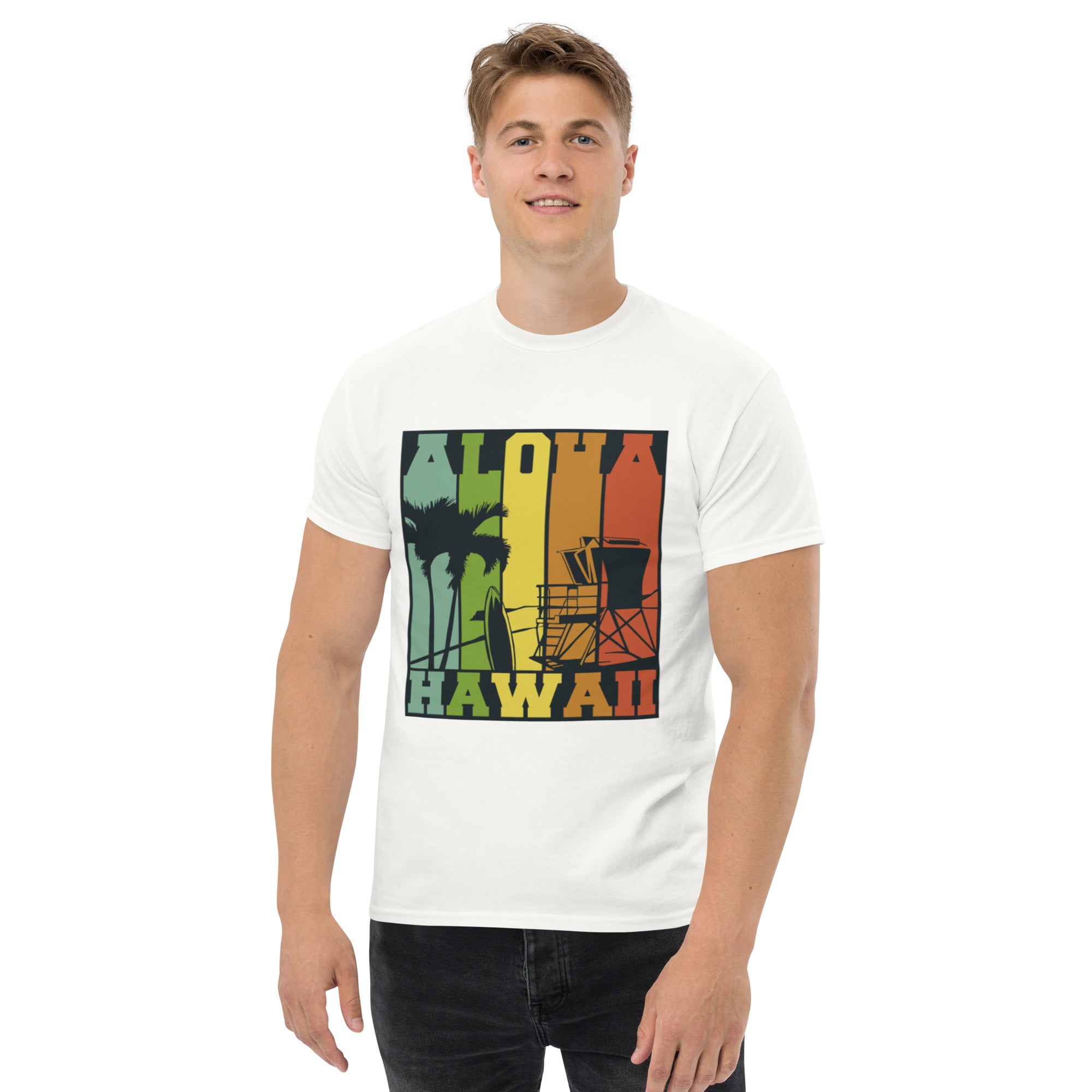 Aloha Hawaii white front view 